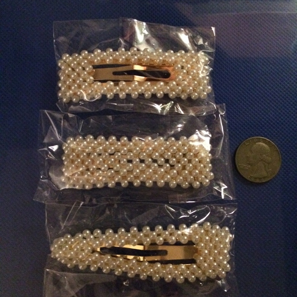 Pearl Hair Clips and Pins